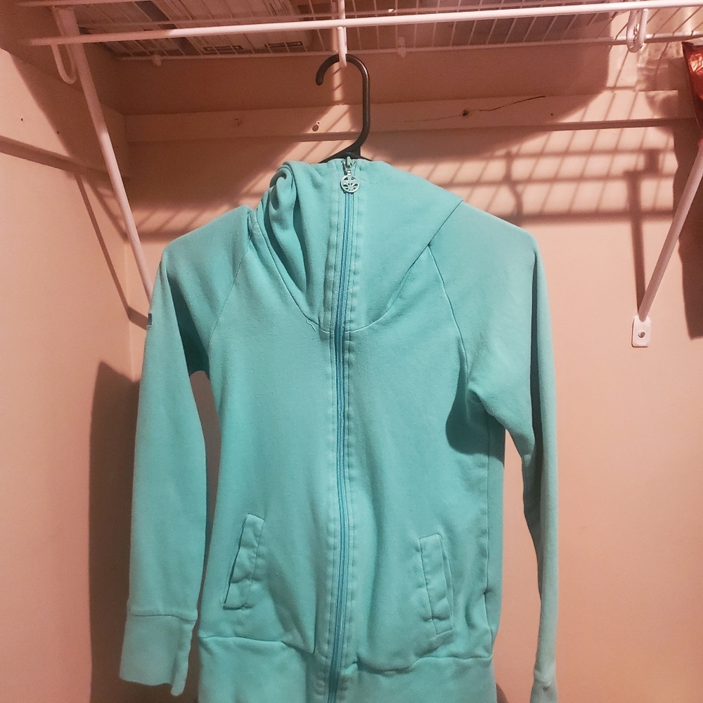 Blue bench hoodie